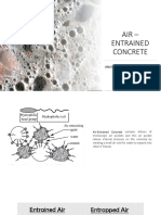 Air Entrained Concrete