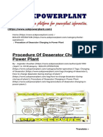 Procedure of Deaerator Charging in Power Plant - ASKPOWERPLANT