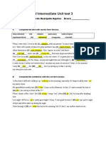 Straight Forward Intermediate Exam II Cycle Unit 3