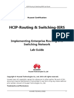 HCIP-Routing & Switching-IERS V2.5 Lab Guide