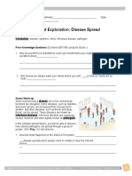 Student Exploration: Disease Spread: Vocabulary: Disease, Epidemic, Infect, Infectious Disease, Pathogen