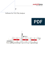 Multiwin Software For Toc/Tn Analyzer: Operating Manual