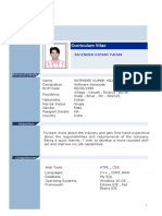 Curriculum Vitae: Satender Kumar Yadav