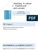 Financial Modeling, 4 Edition Chapter 1: Fundamental Functions and Concepts