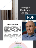 Bronfenbrenner's Bioecological Theory