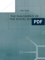 The Philosophy of The Social Sciences by Alan Ryan (Auth.)