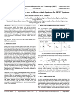 Review of DC-DC Converters in Photovoltaic Systems For MPPT Systems