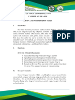 Activity2-Hci and Interaction Design