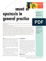 Management of Epistaxis in General Practice: Theme