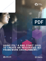 Using Itil 4 and Cobit 2019 To Create An Integrated I&T Framework Environment