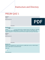 3RD YEAR Network Infrastructure and Directory Services