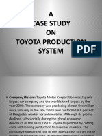 A Case Study ON Toyota Production System