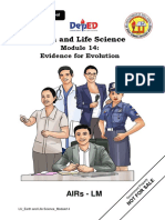 Earth and Life Science - Q2 - Mod14 - Evidence of Evolution - Version1