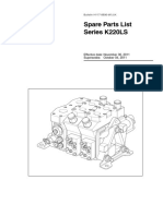 Spare Parts List Series K220LS: Effective Date: November 30, 2011 Supersedes: October 05, 2011