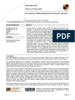 Modular Approach: Its Effect On Learners' Reading Attitude and Proficiency in The New Normal