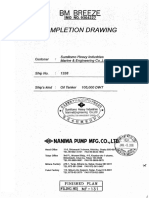 MF-131 NANIWA Make Pump (Booklet Including Test Record)