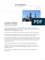 What Is Atmospheric Distillation