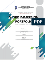 Work Immersion Portfolio