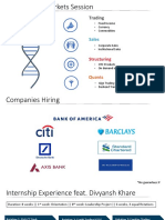 Deciphering Markets Session: Trading