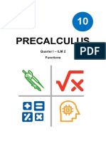 Precalculus: Quarter I - ILM 2 Functions