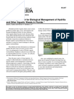 Grass Carp: A Fish For Biological Management of Hidrilla and Other Aquatic Weeds in Florida