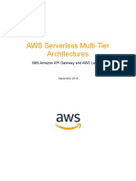 AWS Serverless Multi-Tier Architectures