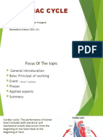 Cardiac Cycle: Prepared By: Mineshkumar Prajapati Roll No: 05 Biomedical Science (2021-22)
