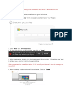 Before Installing Make Sure You've Uninstalled The Old MS Office Version and Office 365