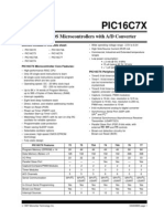 Pic16c7x Micro Controller Data Sheet