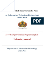 OOPL Lab Manual