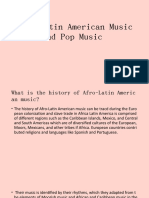 Afro-Latin American Music