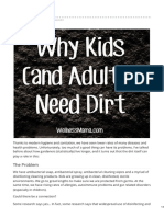 Why Kids Need Dirt