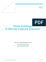 Smart Buildings: Is Bacnet A Secure Protocol?: Cisco Iot Security Research Lab