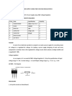 5V Power Supply Using 7805 Voltage Regulator Ic AIM