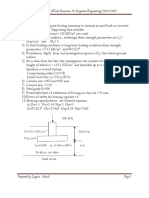 Rectangular Spread Footing Design