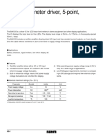 LED Level Meter Driver, 5-Point, Linear Scale: Rms Rms Rms