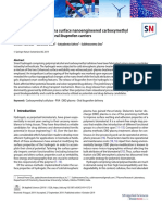 Cold Atmospheric Plasma Surface Nanoengineered Carboxymethyl Cellulose Hydrogels As Oral Ibuprofen Carriers