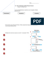 DNA Technology and The Human Genome Worksheet