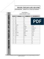 Review Test 24 p1 PCM Sol. - Jee Adv.