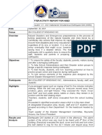 After Activity Report For Nsed Title of Activity Date Venue