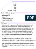 Credits and Course Format