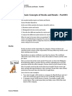 Week 014-Module Basic Concepts of Stocks and Bonds - Part 001