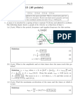 Discussion Quiz 15 (40 points) : x max 1 2 2 1 2 2 max max m k 1 2π k m max max x