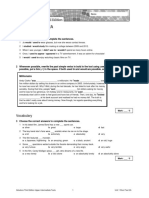 Unit 1 Short Test 2A: Grammar