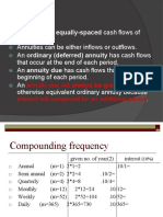 Time Value of Money Annuities