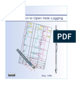 Introduction To Open Hole Logging