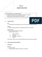 Lesson 4 MARKET STRUCTURES