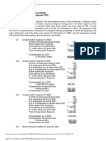 Share Options - Quiz (Solutions) Prepared By: Jazel Mae C. Delmonte, CPA Problem 1