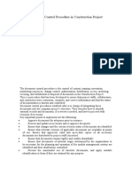 Document Control Procedure in Construction Project