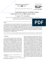 Experimental Benchmark Data For Turbulent Natural Convection in An Air Filled Square Cavity